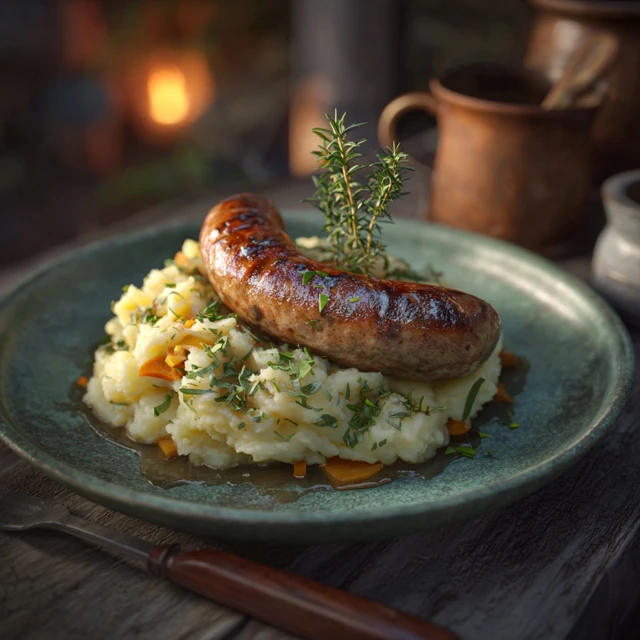 Stoemp met saucisse