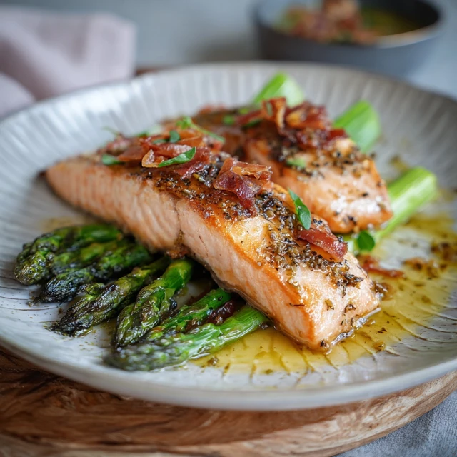 Zalm met asperges