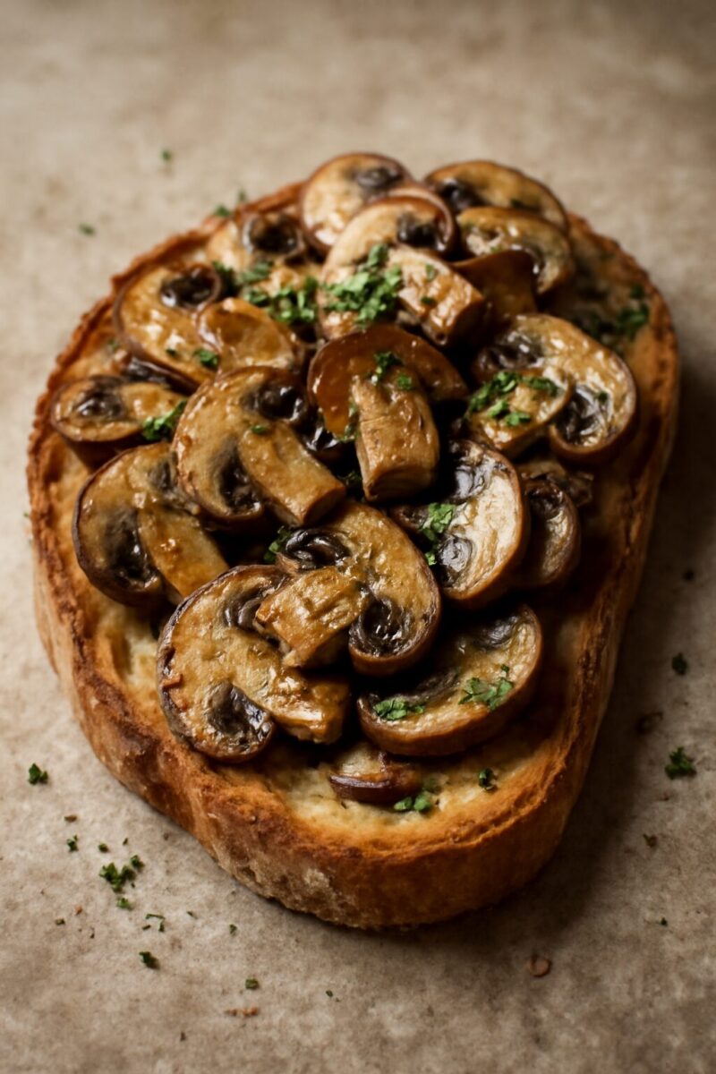 Toast champignon